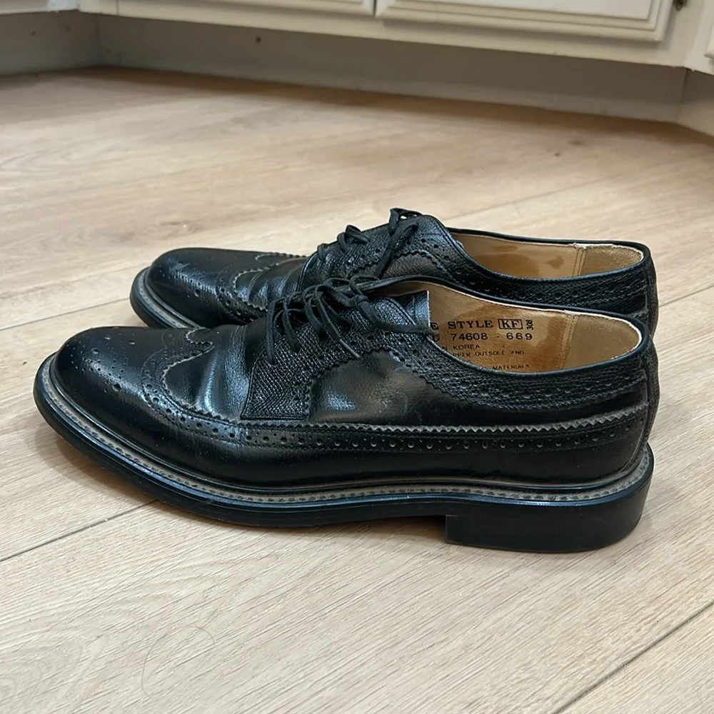 Vintage 70s Sears Men’s Wingtip Dress Shoes 9.5D